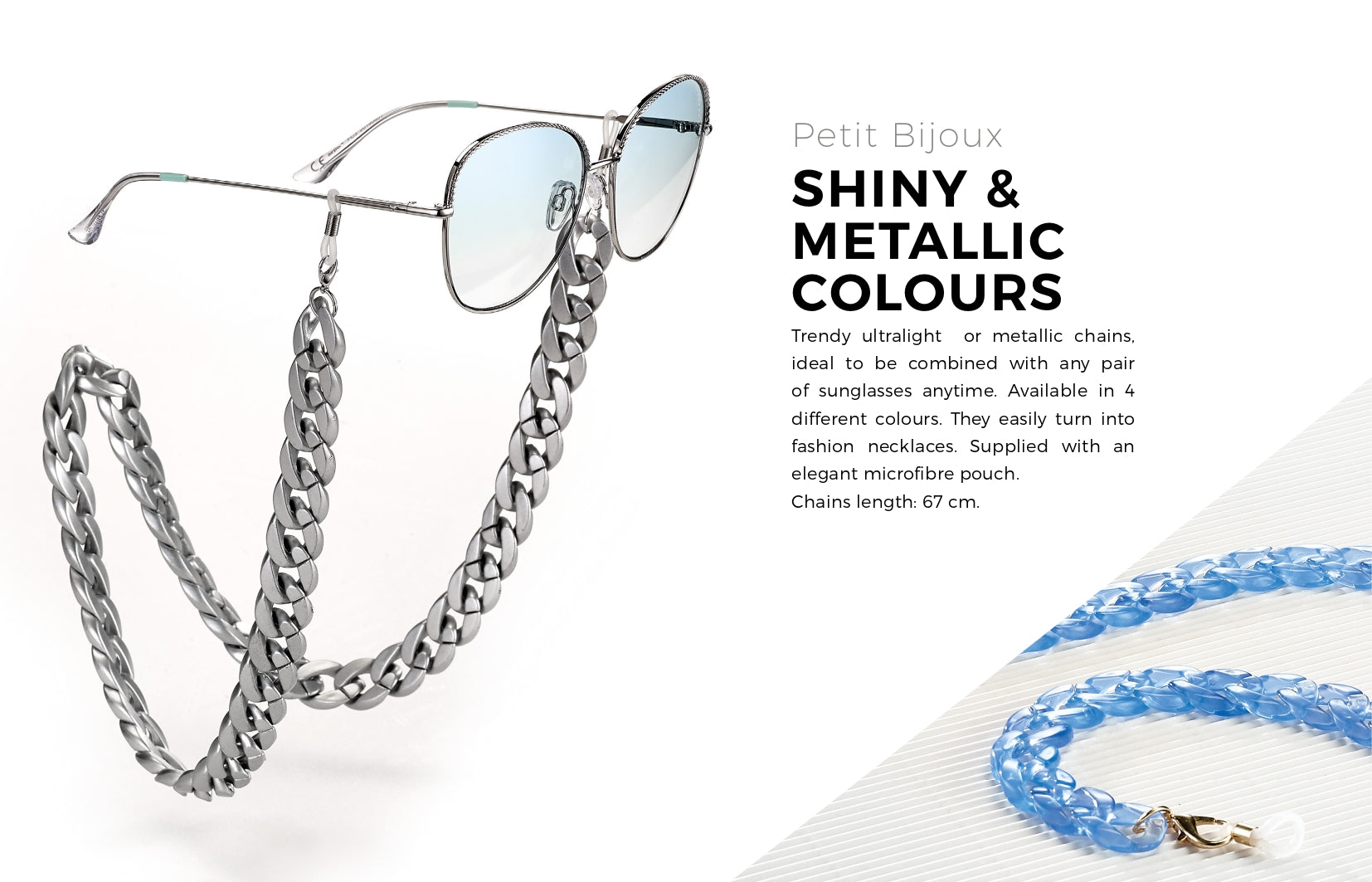 SHINY & METALLIC COLOURS (Chainettes)